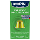 Caffe Borbone Decaf Espresso Nespresso Compatible Capsules