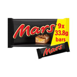 Mars Caramel Nougat & Milk Chocolate Snack Size Bars Multipack   9 x 33.8g