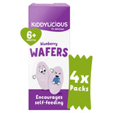 Kiddylicious Blueberry Mini Wafers Baby Snacks Multi   4 x 4g