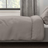 M&S Comfortably Cool Lyocell Rich Duvet Cover, Double (4 ft 6), Dark Grey