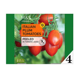 M&S Italian Peeled Plum Tomatoes   4 x 400g