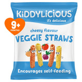 Kiddylicious Cheesy Flavoured Veggie Straws Baby Snacks   12g