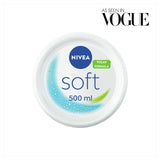 NIVEA Soft Moisturiser Cream for Face Hands & Body   500ml
