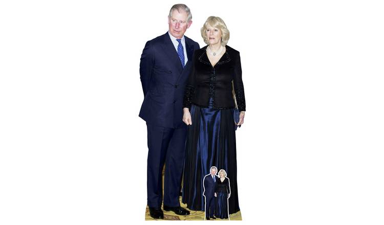 Star Cutouts King Charles Queen Camilla Cardboard Cutout