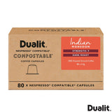 Dualit Indian Monsoon Compostable Coffee Capsules 80 Servings