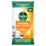 Dettol Big & Strong Kitchen Surface Cleaning Wipes 25s