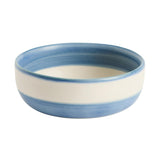 Habitat Artisan Stripe Stoneware Nibble Bowl - Blue