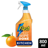 Flash Spray Wipe Done Mandarin Hygiene Kitchen Cleaning Spray 800ml