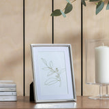 Habitat Skinny Metal Picture Frame - Silver - 19x14cm