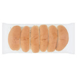 Sainsbury's Soft White Finger Rolls x6
