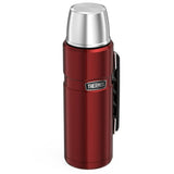Thermos Stainless King Red Flask - 1.2L