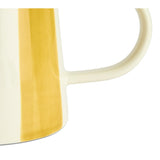 Habitat x Sanderson & National Trust Handpainted Small Stripe Mustard Jug