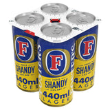 Fosters Proper Lager Shandy Beer Can 4x440ml