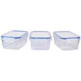 Sainsbury's Home Pack of 3 900ml Klip Lock Storage Set