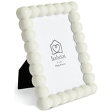 Habitat Bobble Picture Frame - White - 4x6