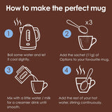 Options Instant Belgian Hot Chocolate Drink 11g