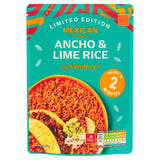 Sainsbury's Mexican Style Ancho & Lime Rice, Limited Edition 250g
