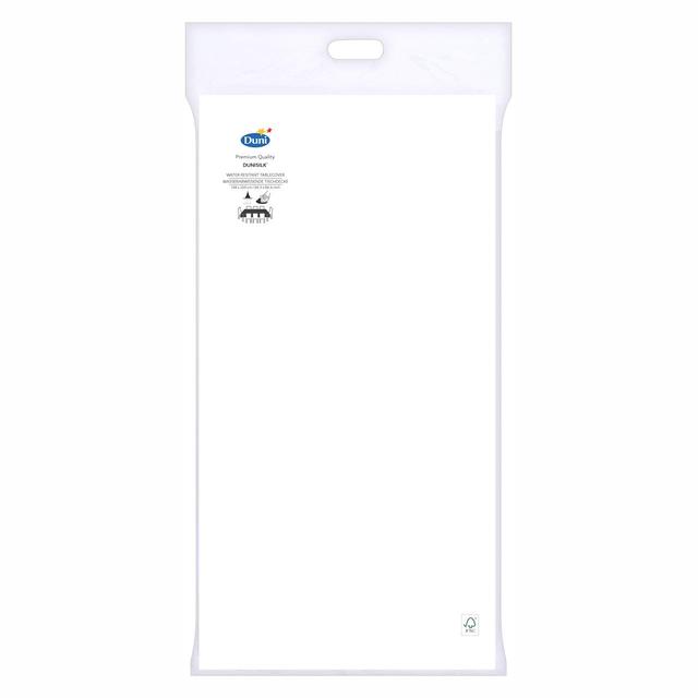 White Dunisilk Table Cover 138x220cm GOODS M&S   
