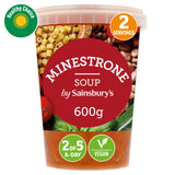 Sainsbury's Minestrone Soup 600g (Serves 2)