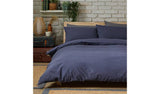 Habitat Stripe Seersucker Navy Bedding Set - Double