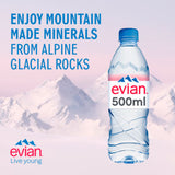 Evian Still Natural Mineral Water Bottles
