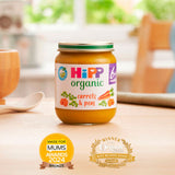 HiPP Organic Carrots & Peas Baby Food Jar 4+ Months