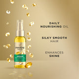 Pantene Smooth & Sleek Hair Oil, Anti Frizz Argan Oil