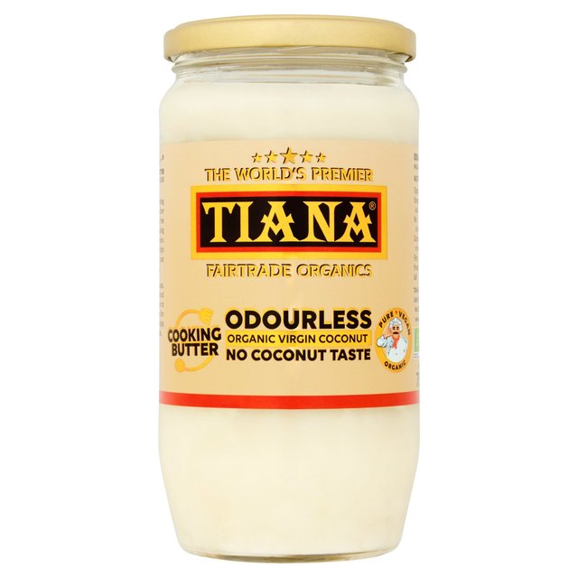 Tiana Fair Trade Organics Pure Virgin Coconut Cooking Butter   750ml GOODS M&S   