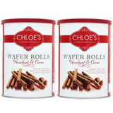 Chloes Hazelnut Cocoa Wafer Rolls 2 x 400g