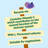 Heinz Baby Food Blueberry, Coconut & Oat Immunity Support Fruit Pouch 7+ Months