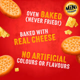 Jacobs Mini Cheddars Red Leicester Baked Snacks Multipack 12x23g, 276g