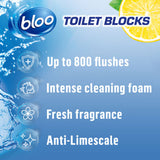 Bloo In-Cistern Toilet Blocks Lemon 2 x 50g (100g)