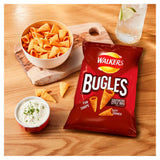 Walkers Bugles Southern Style BBQ Sharing Snacks Crisps 110g