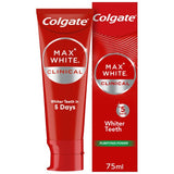 Colgate Max White Clinical Purifying Teeth Whitening Toothpaste