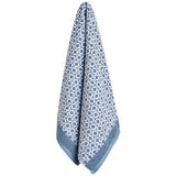 M&S Cotton Repeat Links Towel, Hand Towel, Chambray