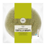 M&S 6 Spinach & Herb Tortilla Wraps