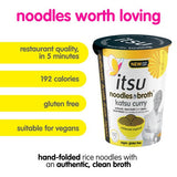 itsu katsu curry instant noodles & broth pot