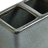 M&S Ceramic Glazed Toothbrush Holder, One Size, Blue