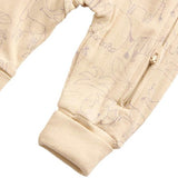 M&S Safari Zip Footless Sleepsuit, 6-9 Months Yellow