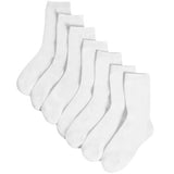 MS Kids Ankle School Socks Shoe Size 85-12 Small White