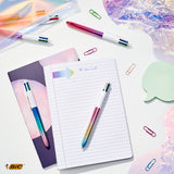 BIC 4 Colours Gradient Retractable Ballpoint Pens