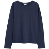 M&S Check Bottoms PJ Set, Medium, Navy