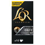 L'OR Onyx Coffee Pods x10 Intensity 12