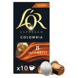 L'OR Colombia Coffee Pods x10 Intensity 8