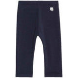 M&S Fleece Back Legging, 9-12 Months, Navy