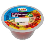 Dole Peach in Strawberry Jelly Pot