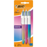 BIC 4 Colours Gradient Retractable Ballpoint Pens