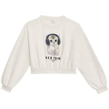 M&S New York Cat Sweatshirt, 9-10 Years, Ecru