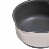 M&S 4 Pack Stainless Steel Pan Set, One Size, Silver