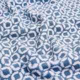 M&S Cotton Repeat Links Towel, Hand Towel, Chambray